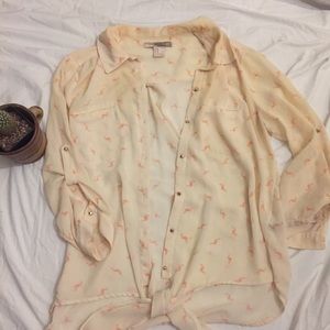 Forever 21 | Flamingo Blouse |